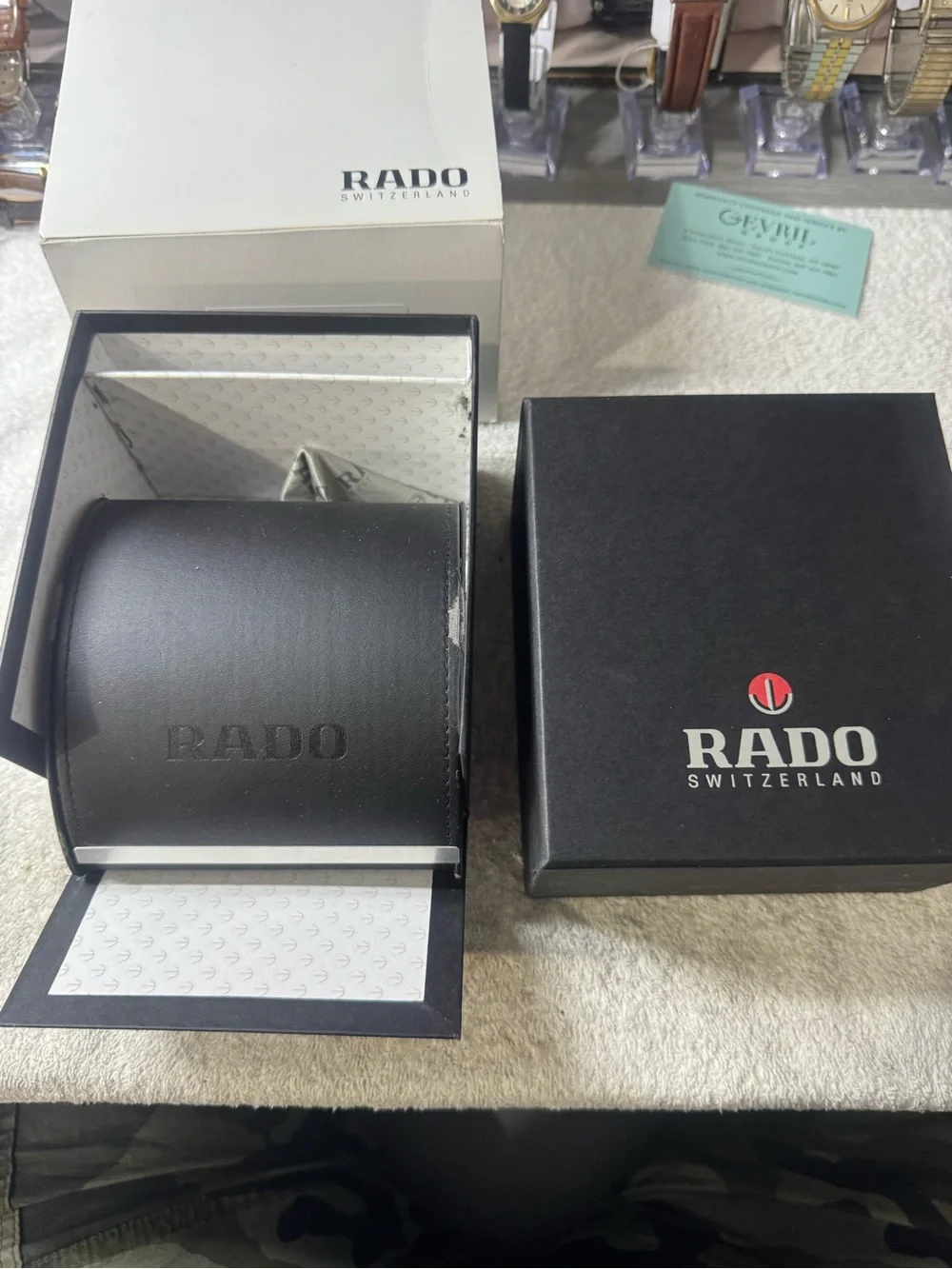 RADO watch box